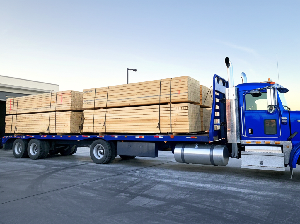 Flatbed truck