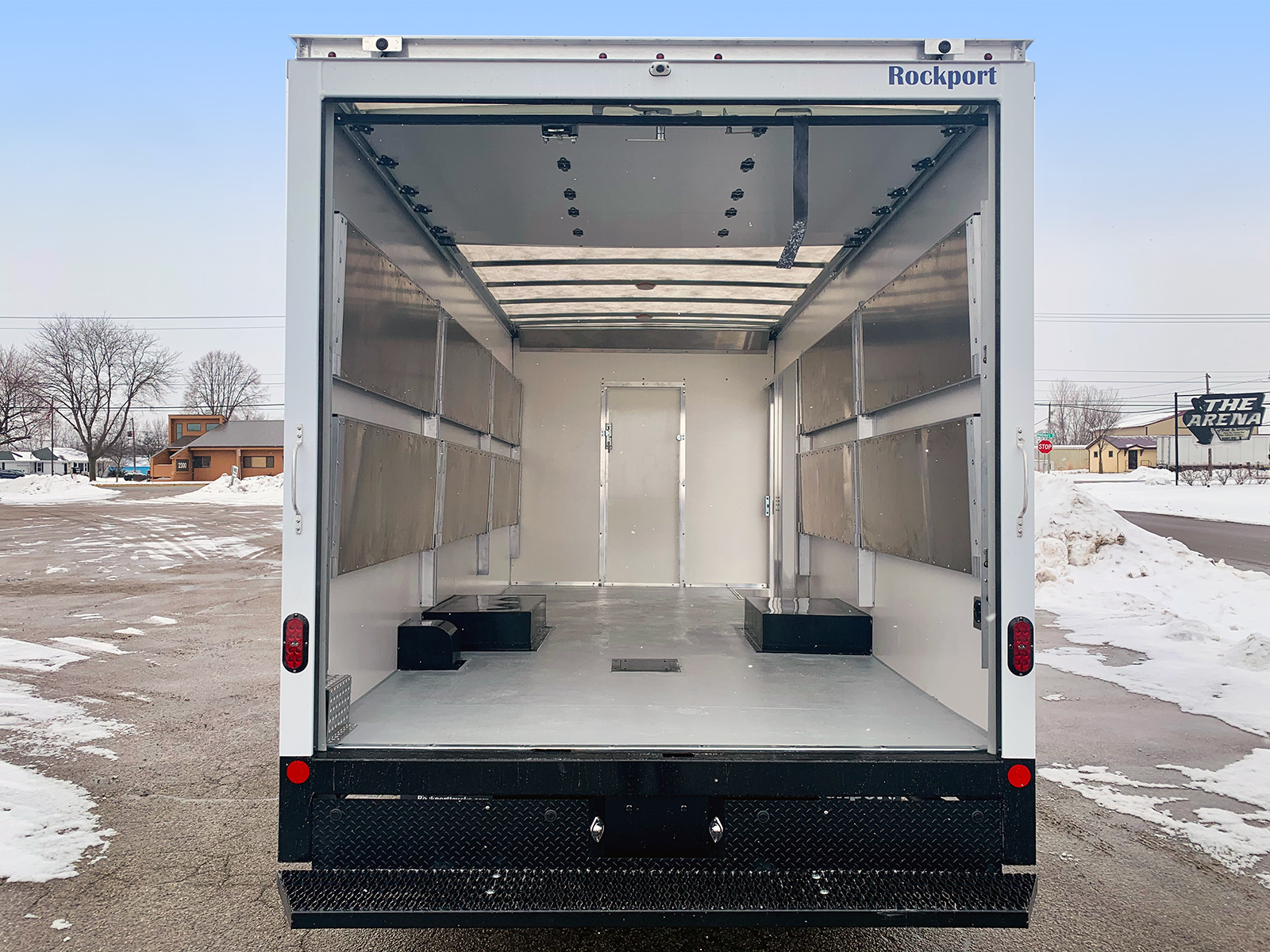 Box van interior